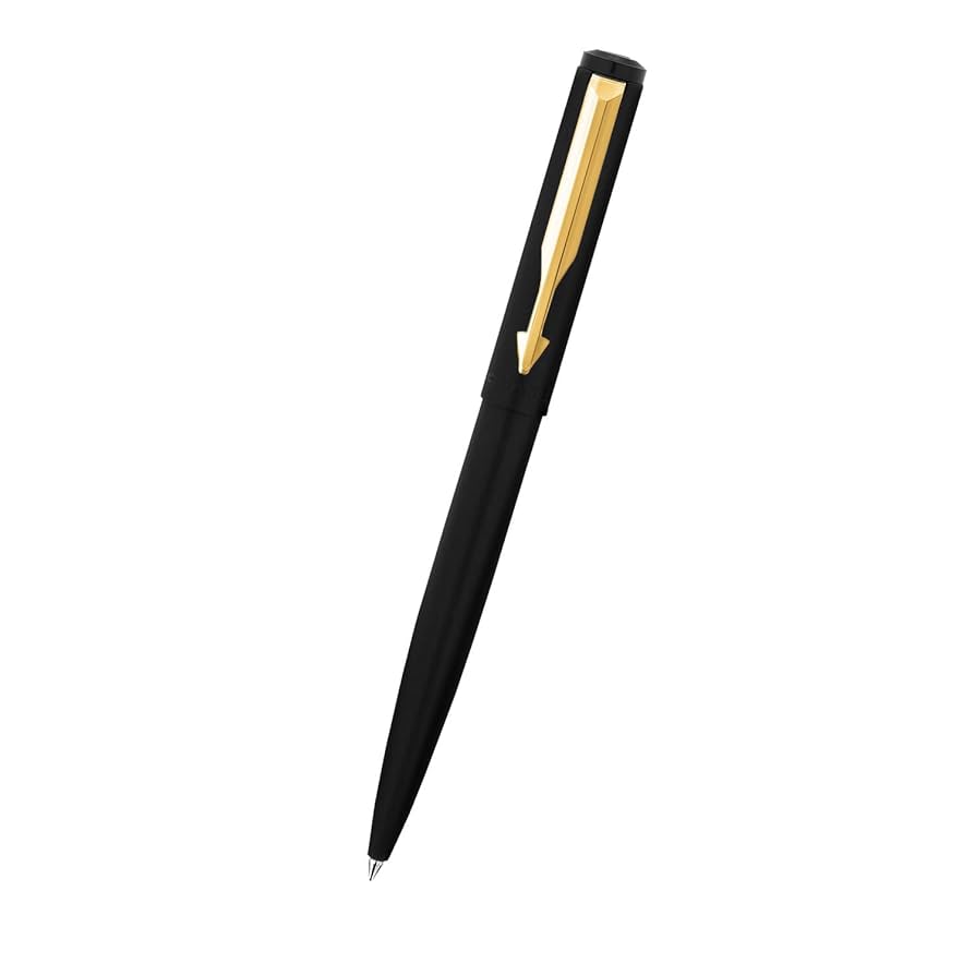 Amazon.com : Parker Vector Matte Black Gt Ball Pen Blue Ink